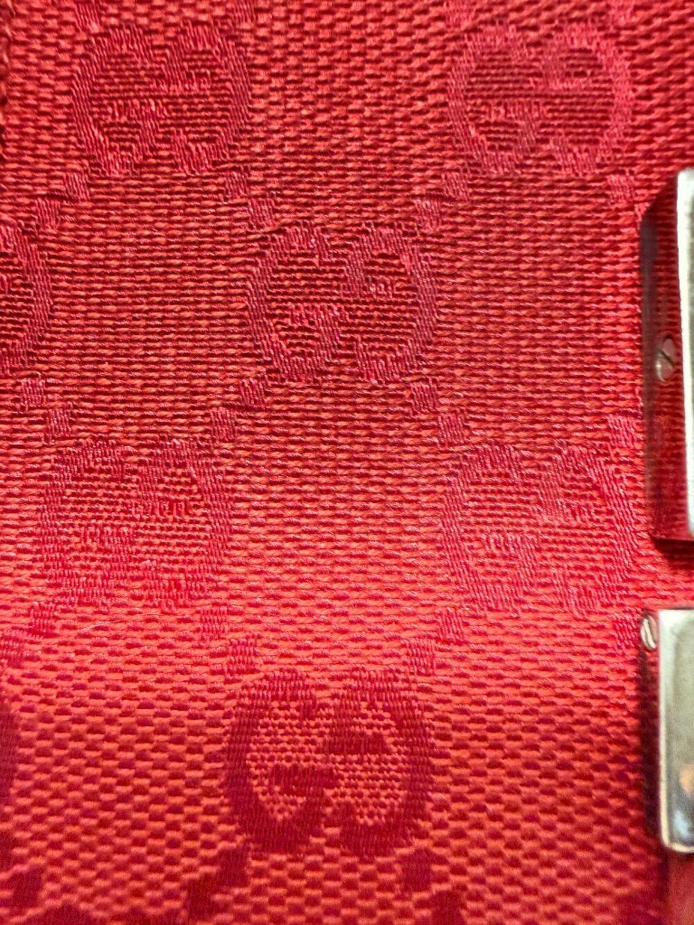 Authentic Vintage Gucci Red GG Monogram Wallet Made in Italy + COA - Picture 14 of 16